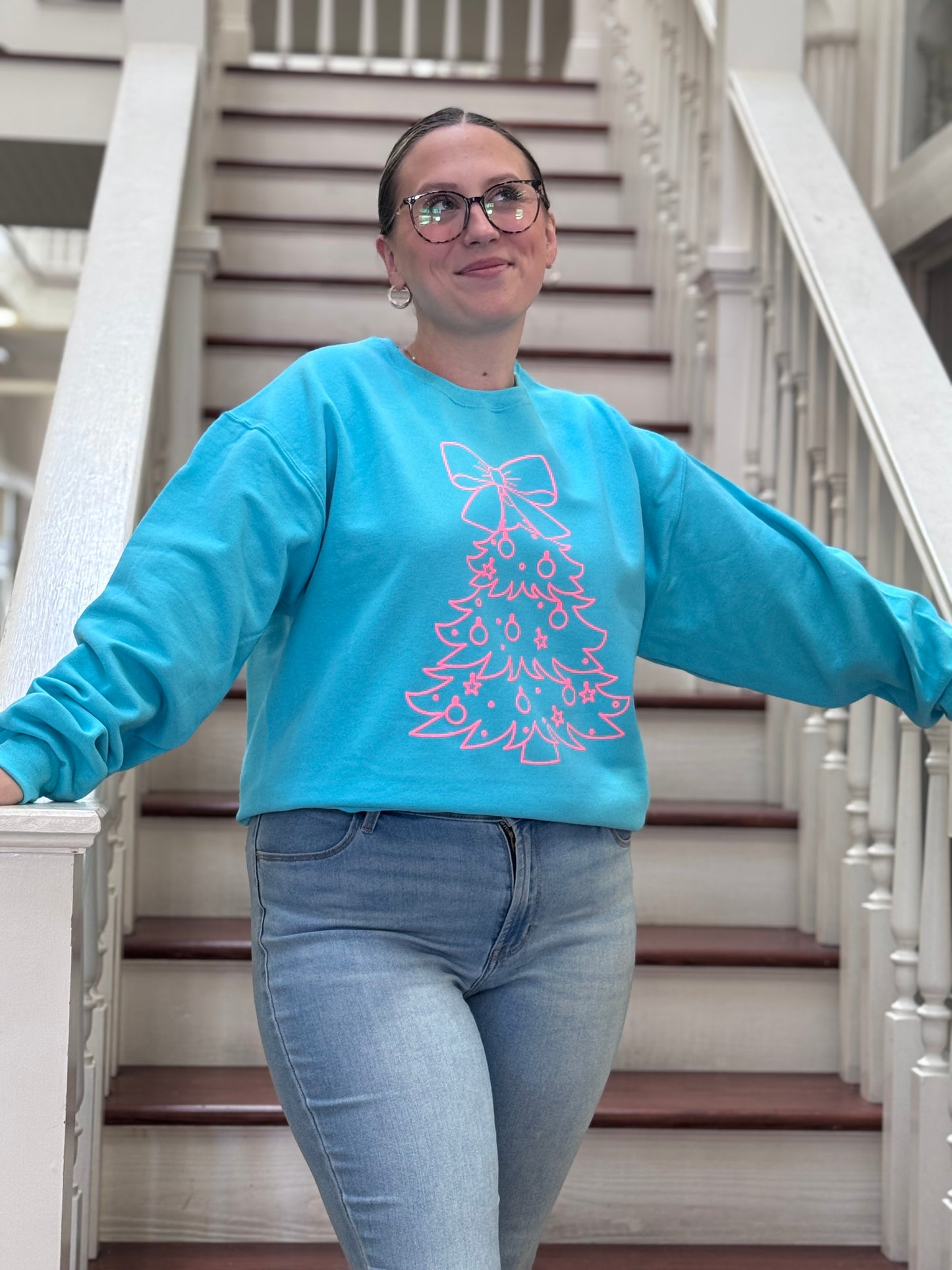 Puff Christmas Tree Sweatshirt
