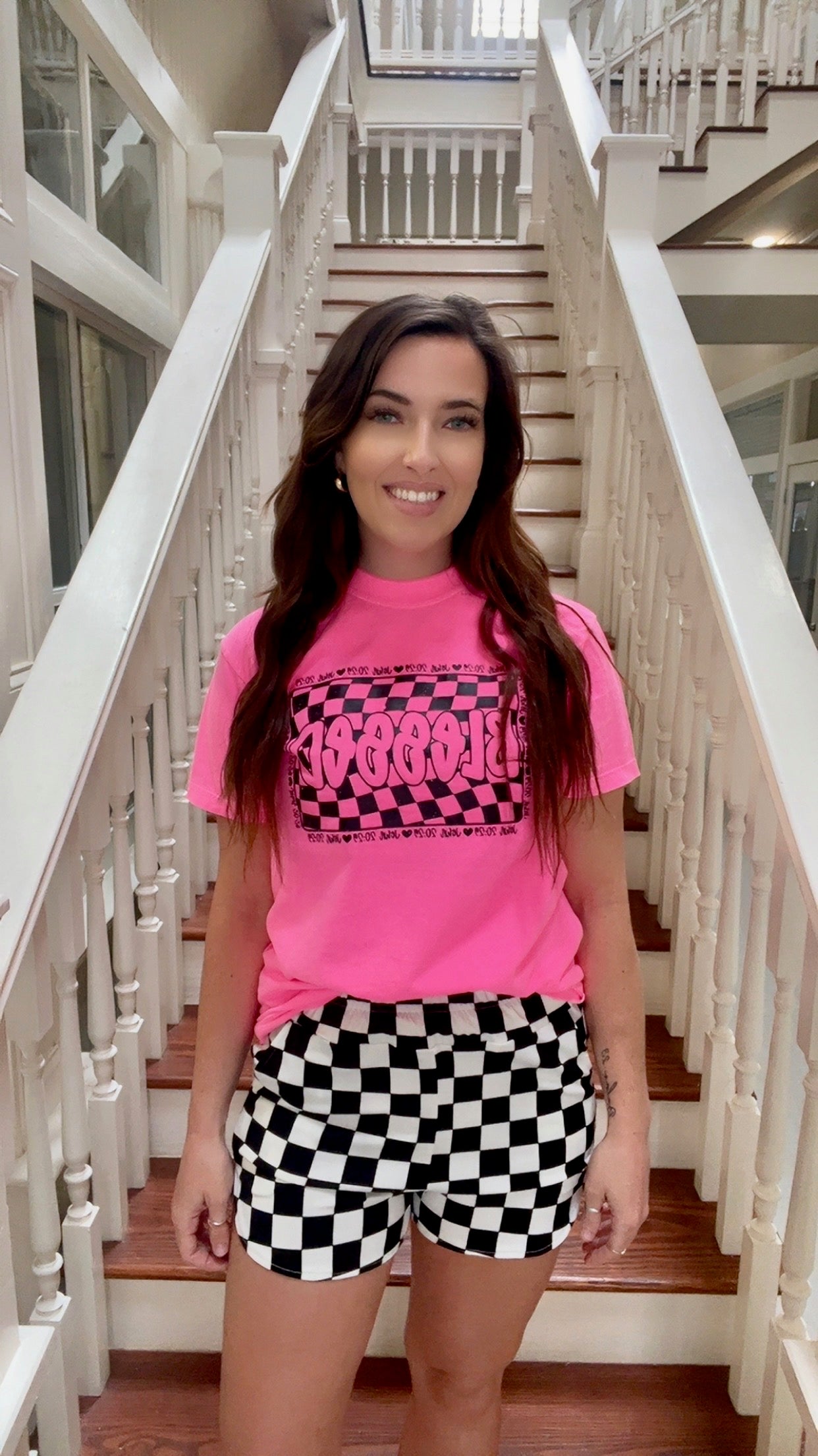 Neon Pink Blessed Tshirt