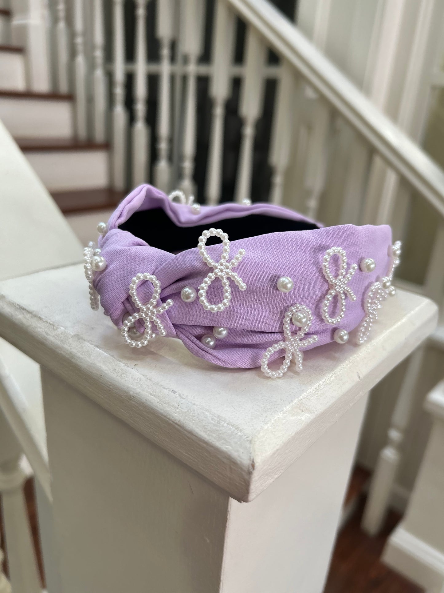 Purple Bow Headbands