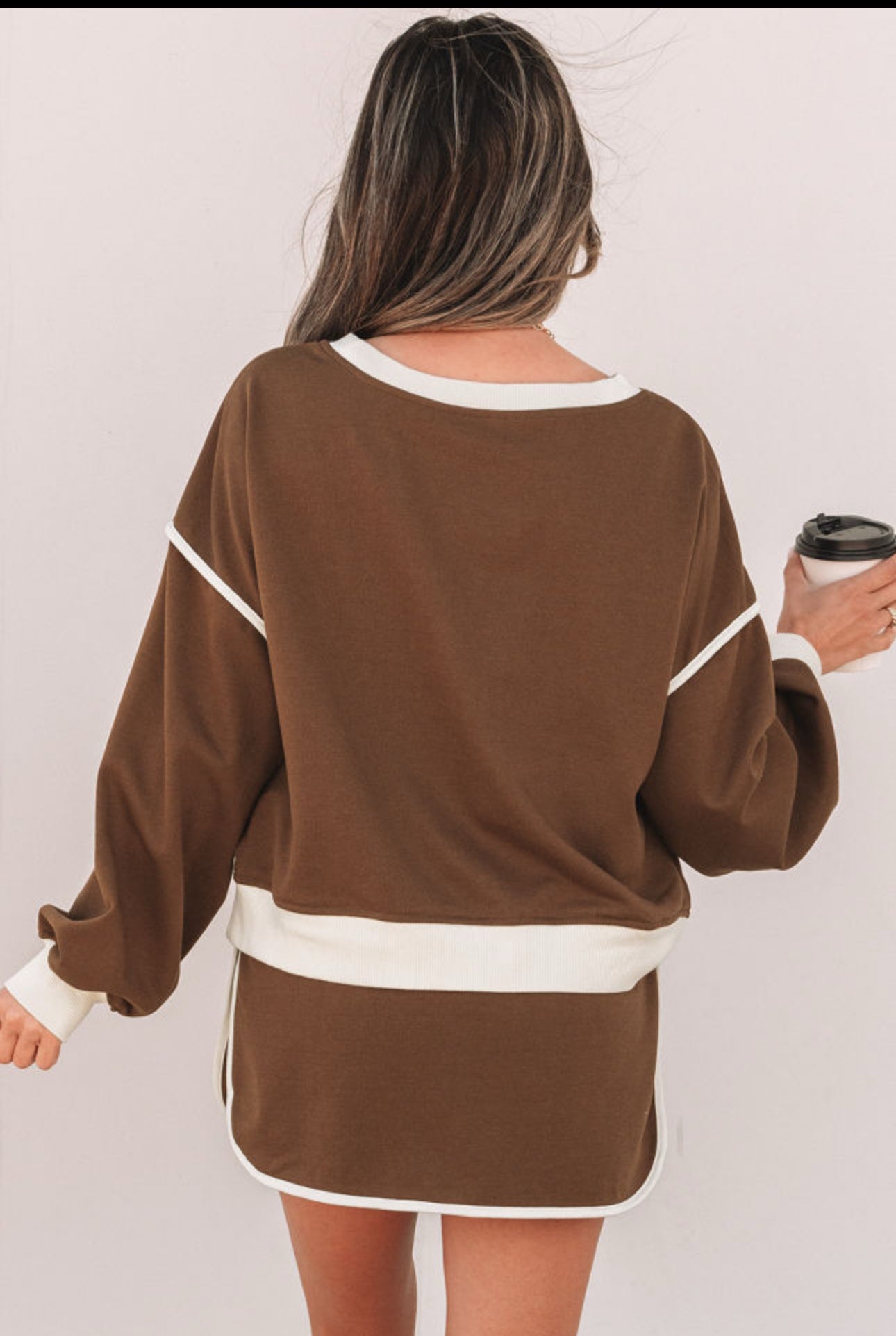 Brown Skort set