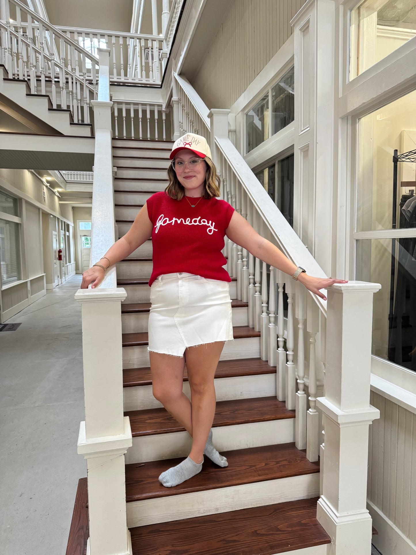 Game Day Sweater Crimson