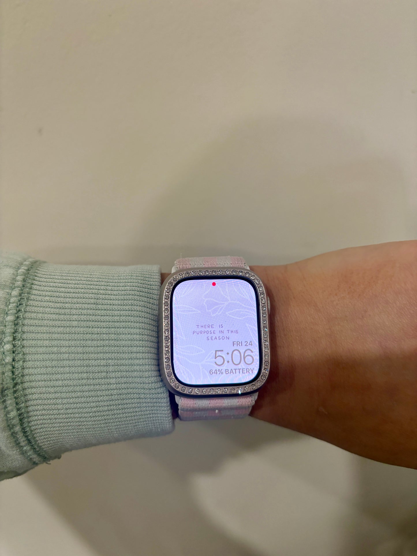 Jeweled Watch Face Cover