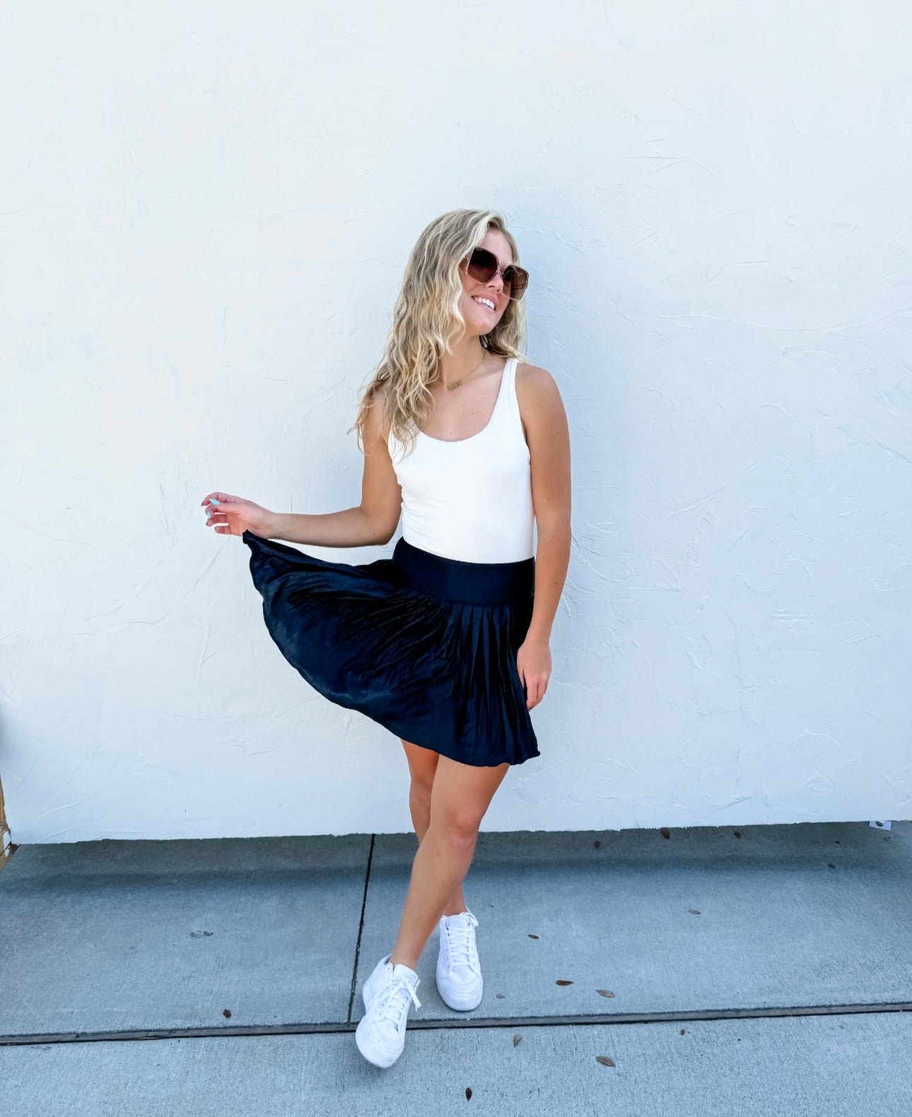 Ivy League pleated skort