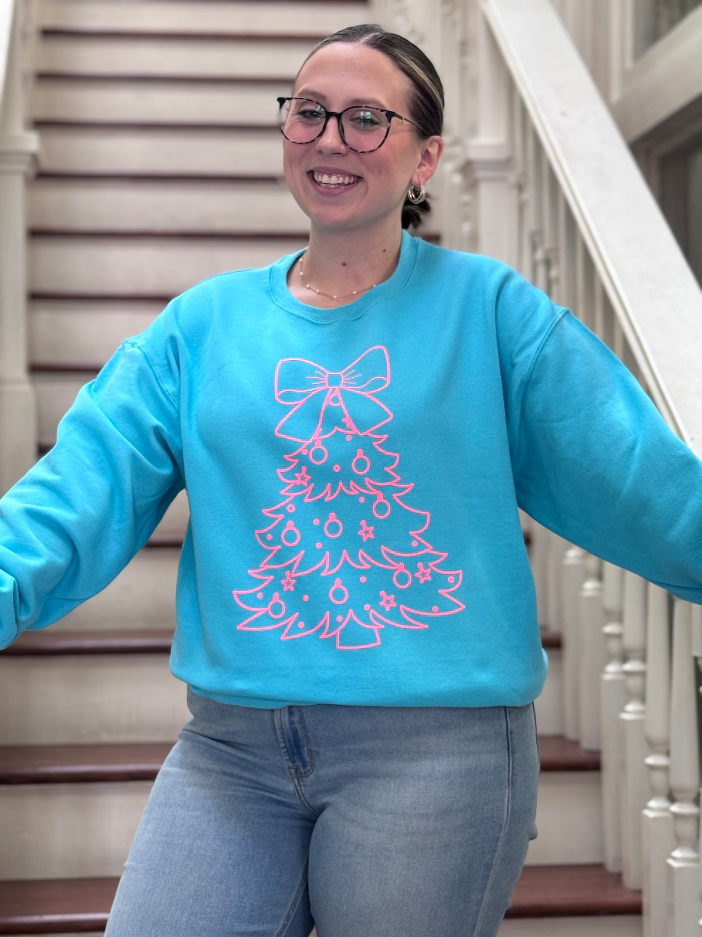 Puff Christmas Tree Sweatshirt