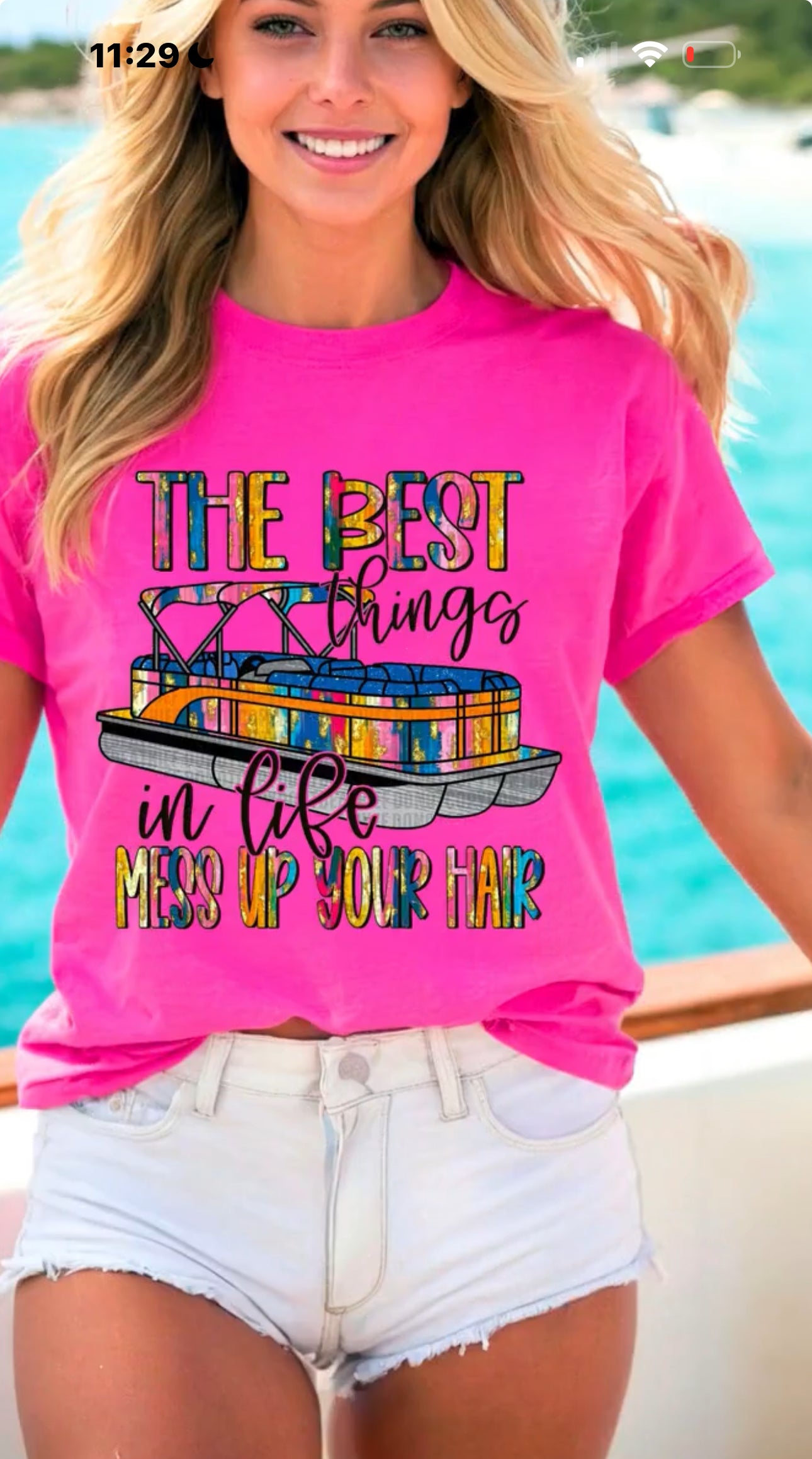 The Best Things Boat Tshirt