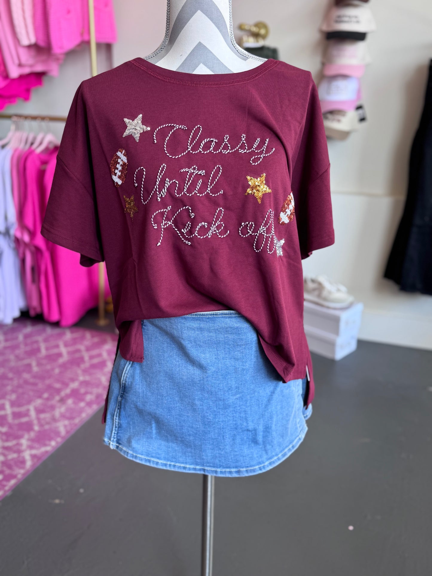 Zenana Blue denim skort
