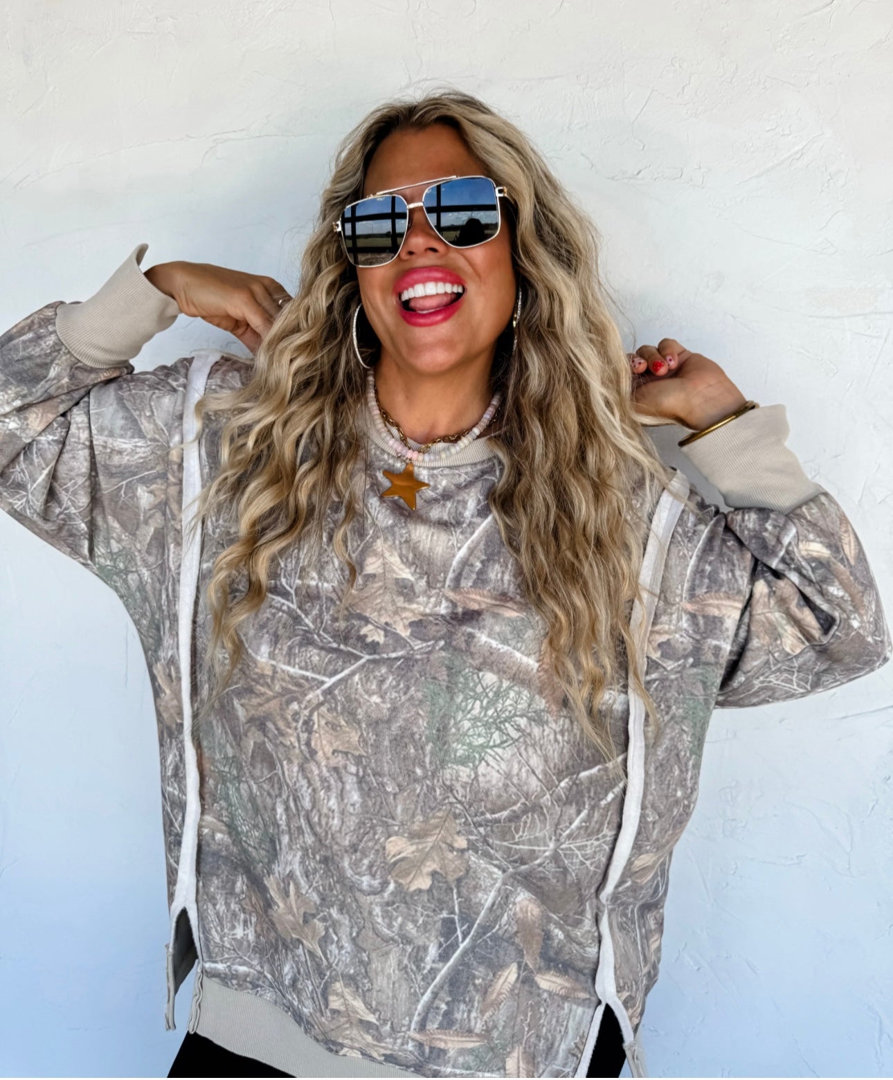 PREORDER- CAMO CLASSIC CREW PULLOVER