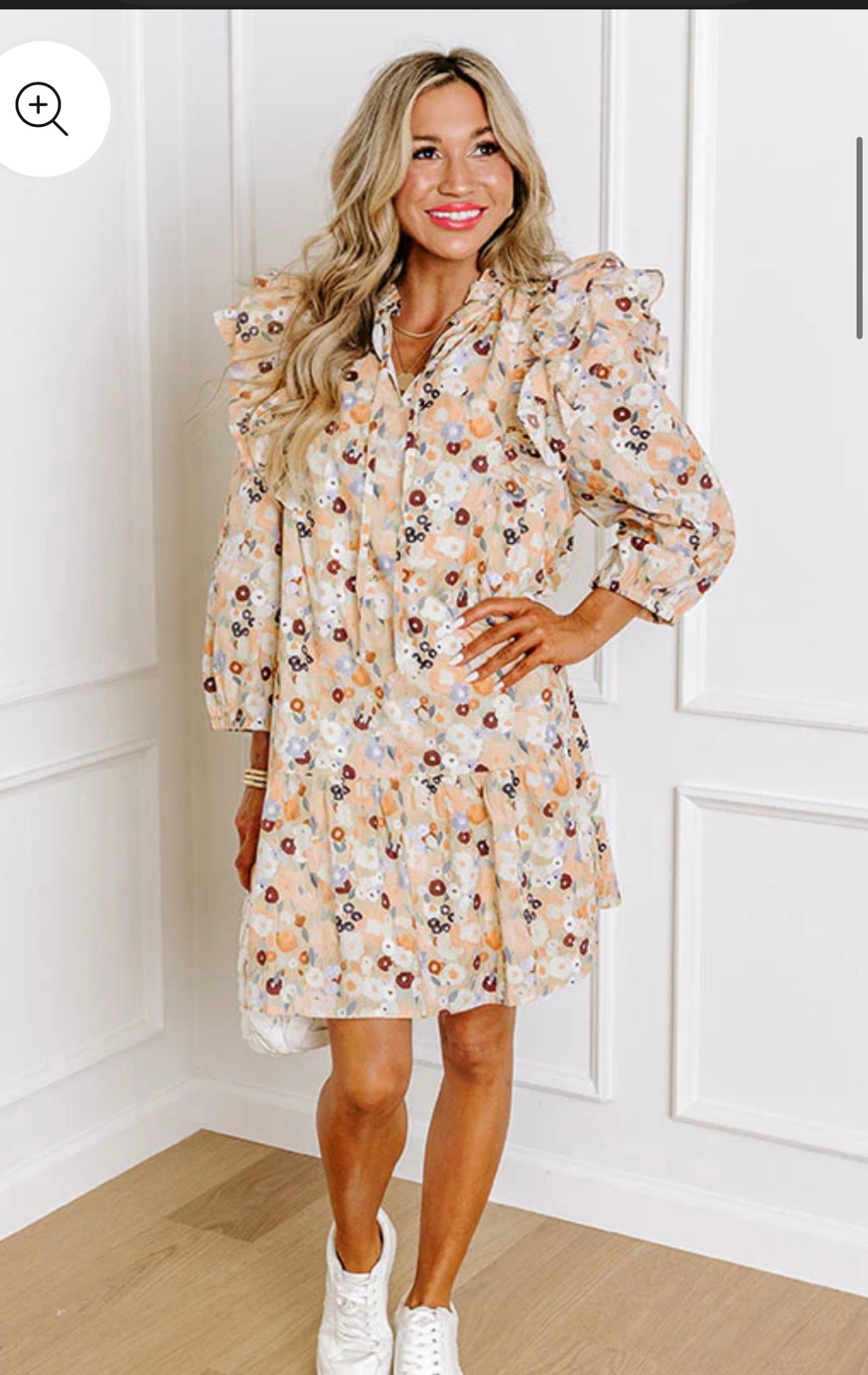 Garden Gathering Cream Dress