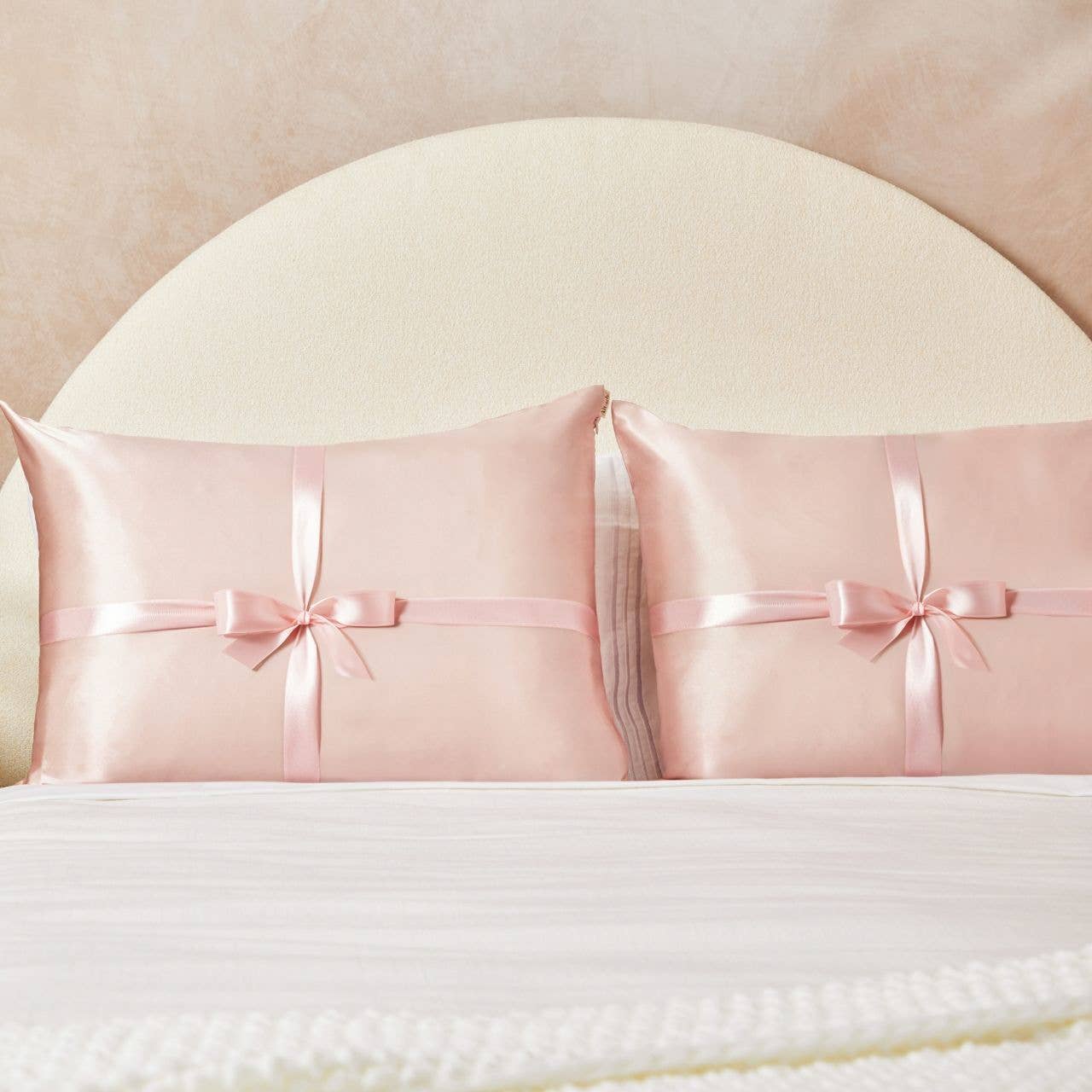Kit-Sch Standard Satin Pillowcase 2pc - Blush