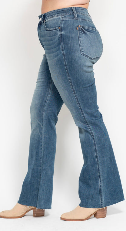 Plus Judy Blue Flares tummy control jeans