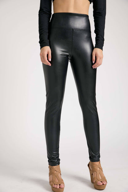 Faux-leather leggings Sweet Magnolia Boutique