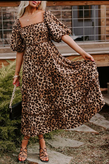Leopard Midi Dress