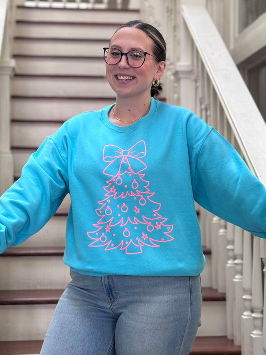 Puff Christmas Tree Sweatshirt