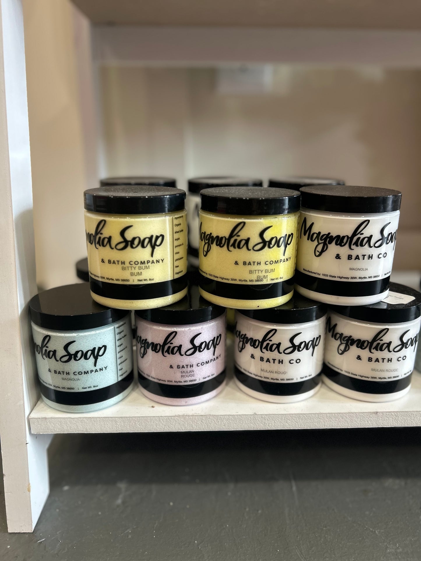 Magnolia Soap Whipped Sugar Scrub