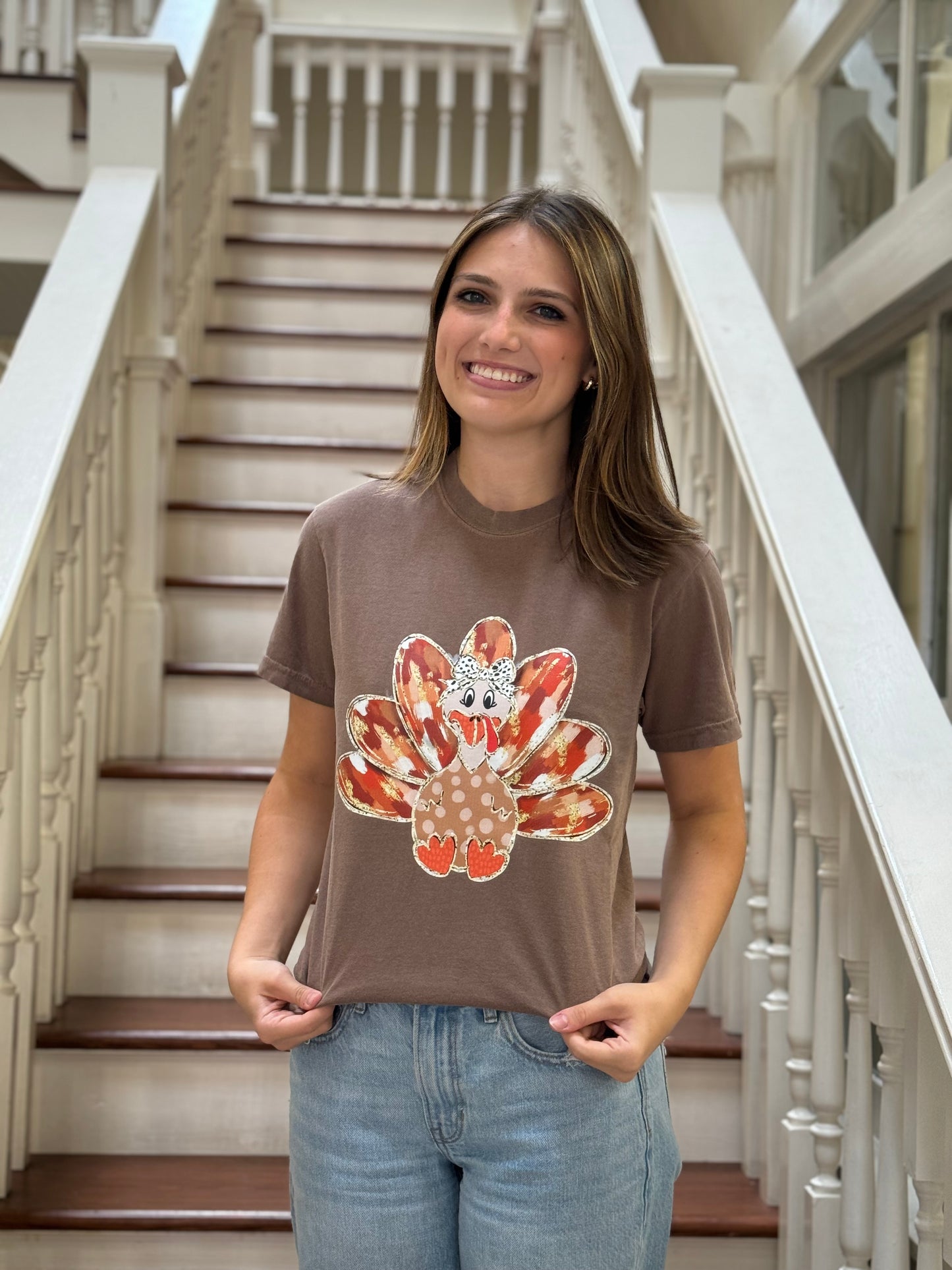 Color turkey tshirt