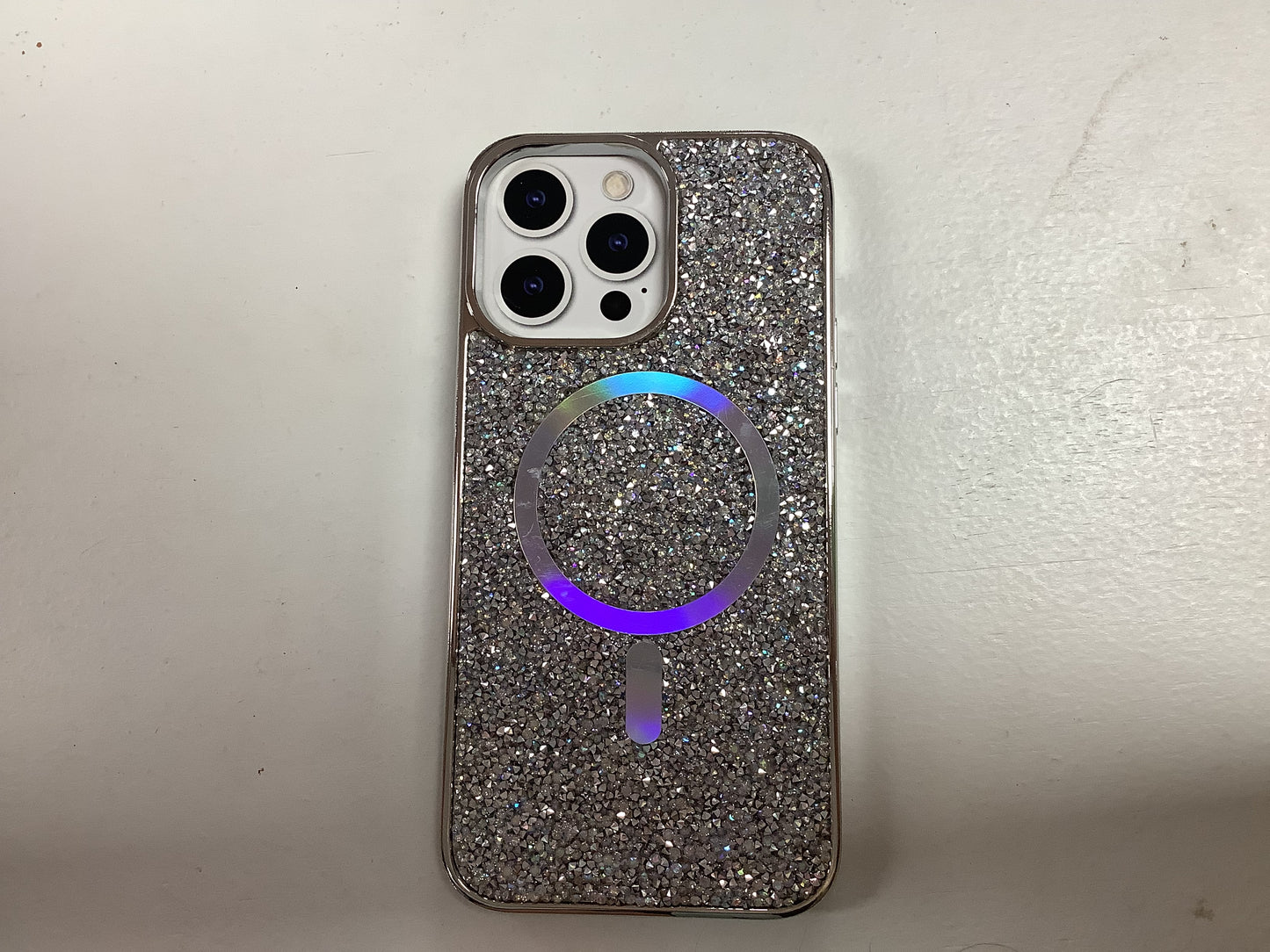 Velvet Caviar Holographic Studded Phone Case (13 Pro Max)