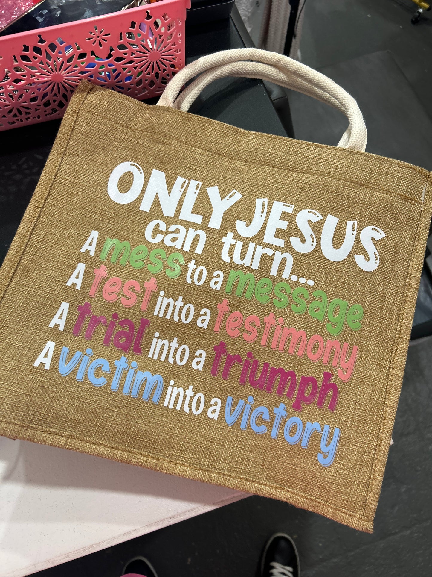 Bible tote bag
