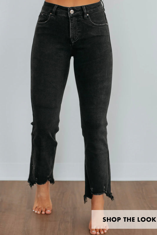 Risen jeans vintage black