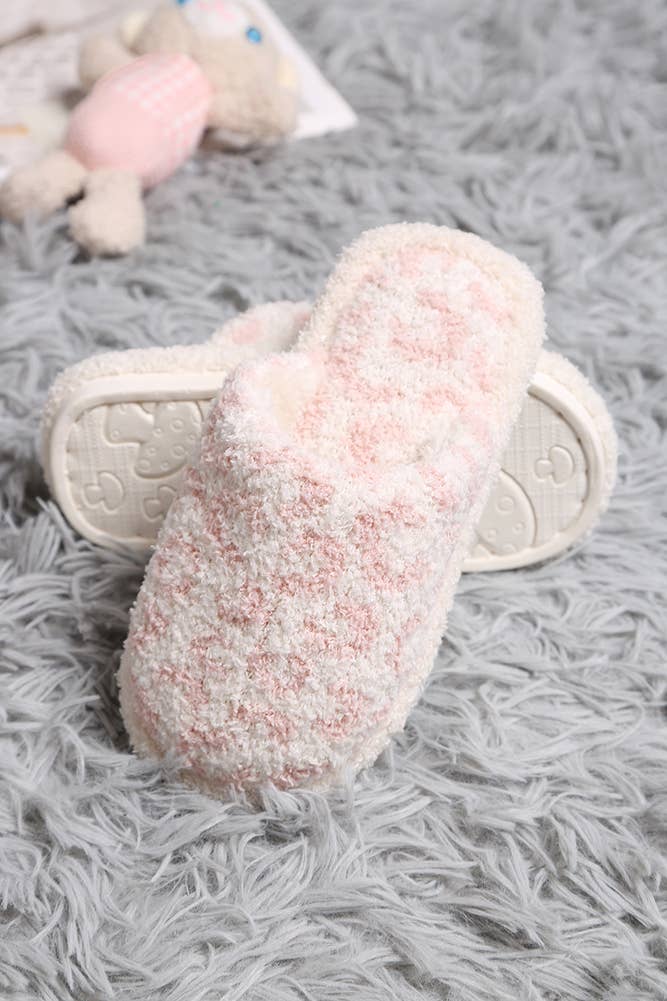 Children's Leopard Pattern Slippers Sweet Magnolia Boutique