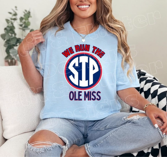 OLE MISS SIP tshirt (MTO)