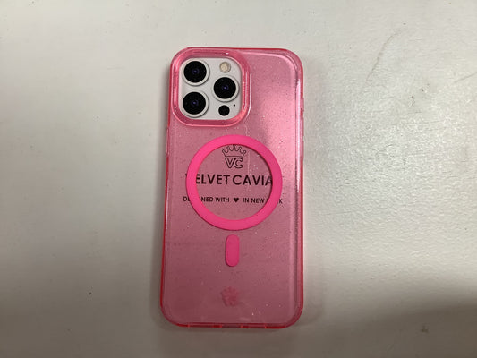 Velvet Caviar Pink Glitter Phone Case (14 Pro Max)