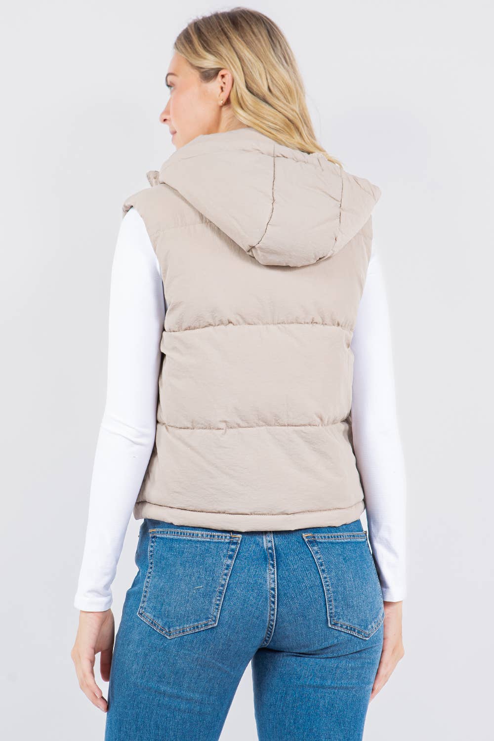 Puffer Vest with hood Sweet Magnolia Boutique