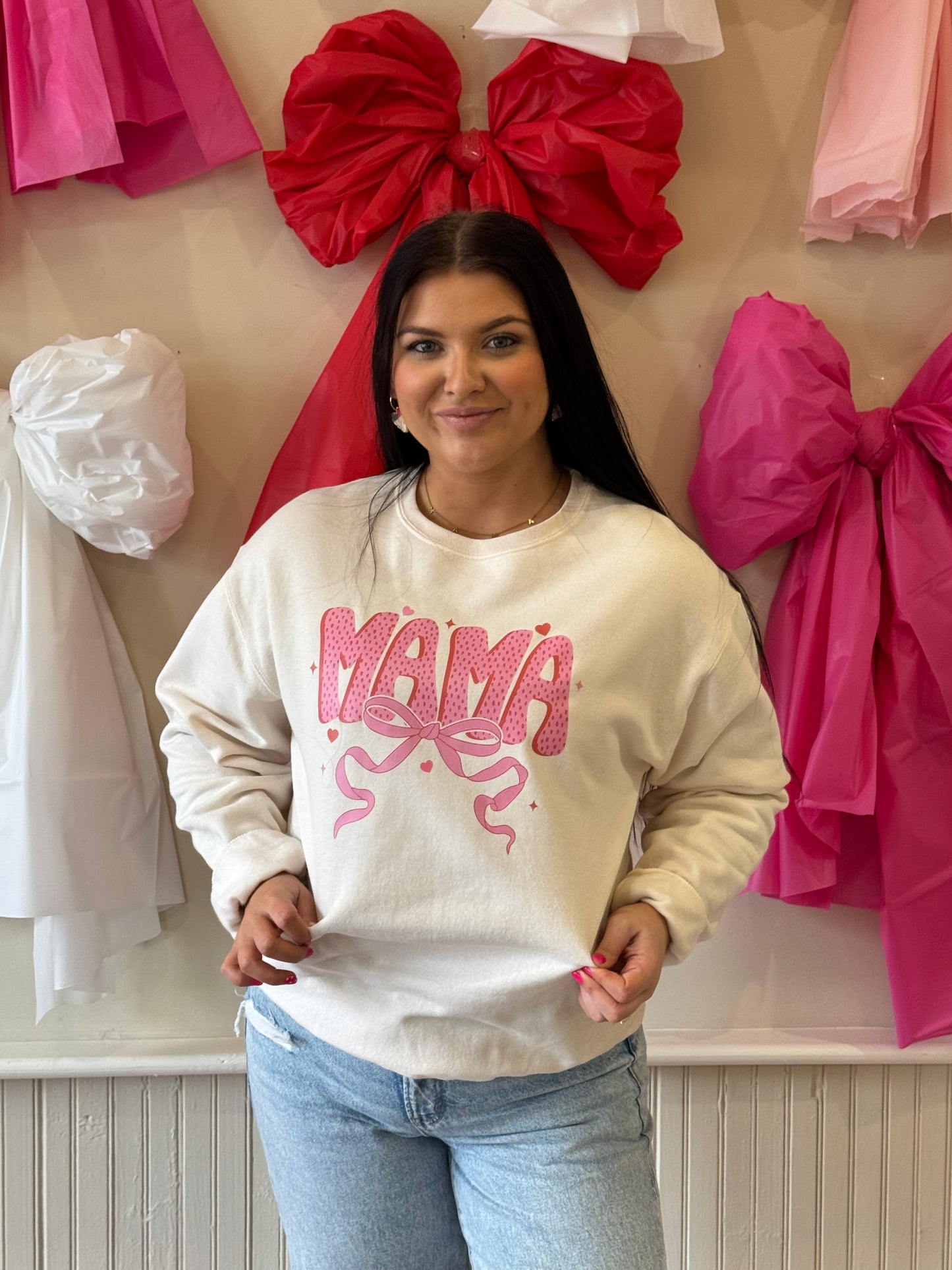 Mama Bow Sweatshirt