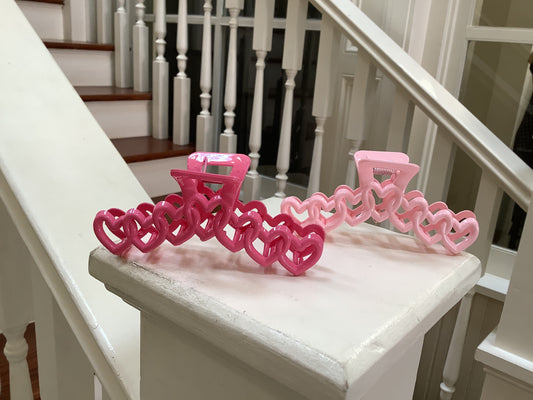 Large Heart Claw Clip