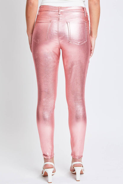 Junior High Rise Metallic Skinny Jean Sweet Magnolia Boutique