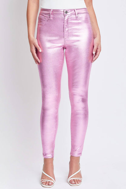 Junior High Rise Metallic Skinny Jean Sweet Magnolia Boutique