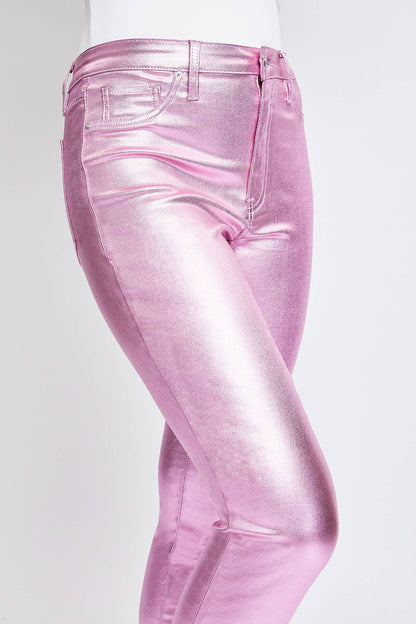 Junior High Rise Metallic Skinny Jean Sweet Magnolia Boutique