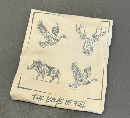 The boys of fall youth shirt