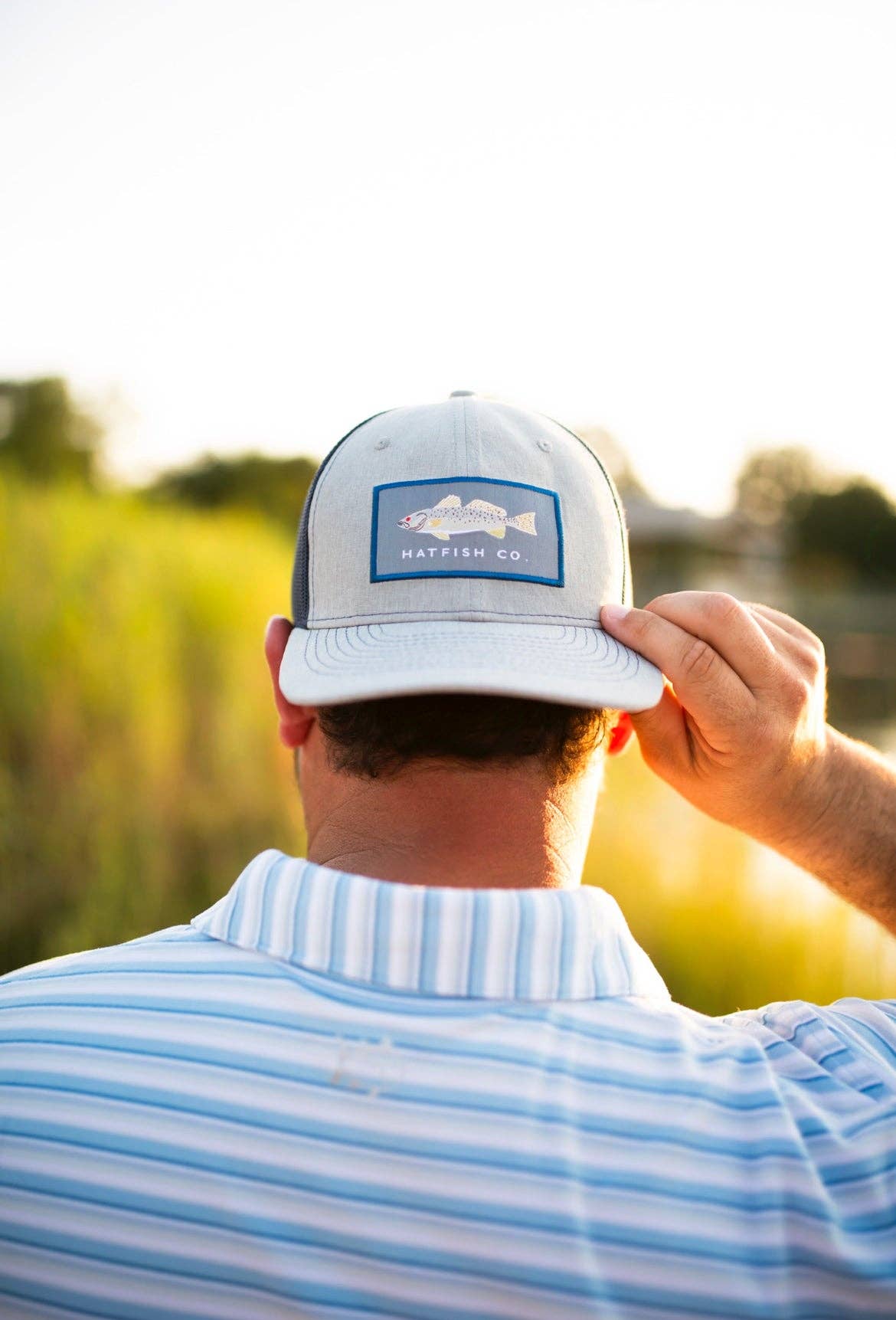 Speckled Trout Patch Trucker Cap Sweet Magnolia Boutique