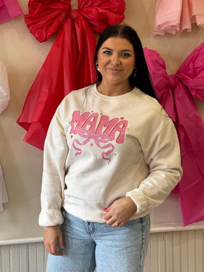 Mama Bow Sweatshirt