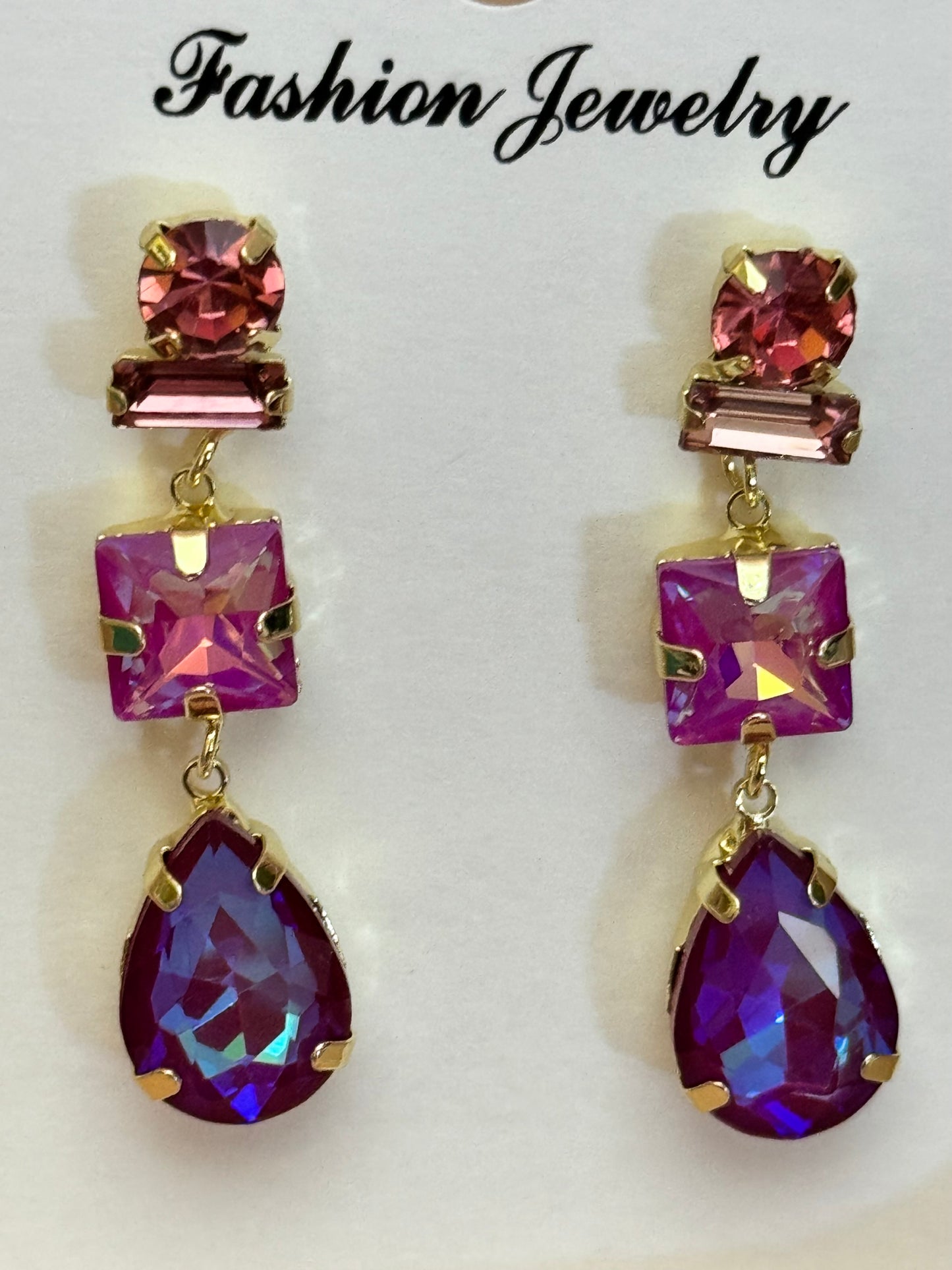 Teardrop dangle earrings Sweet Magnolia Boutique