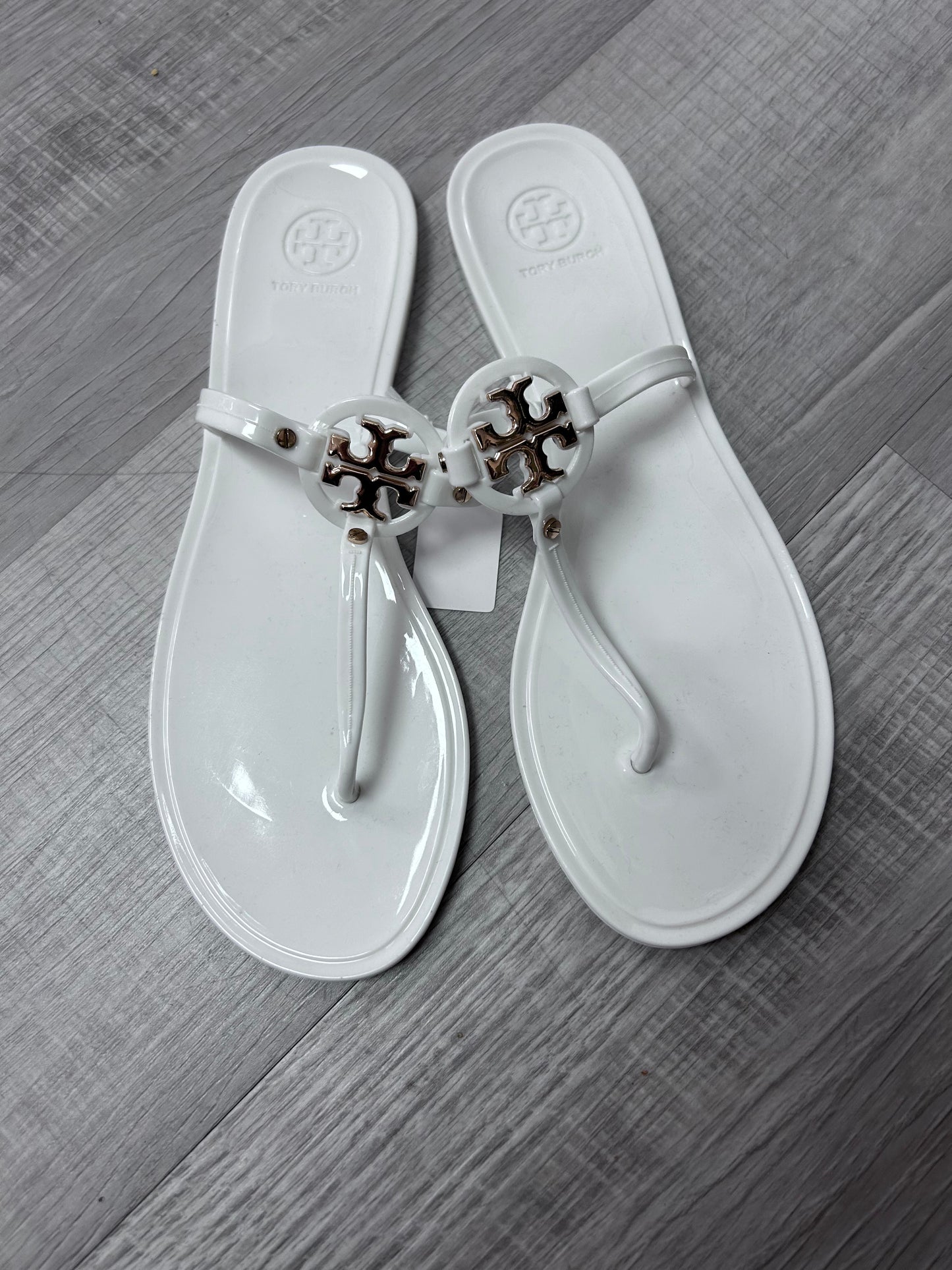 Tory Burch White Jelly Sandals