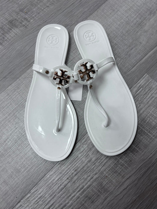 Tory Burch White Jelly Sandals