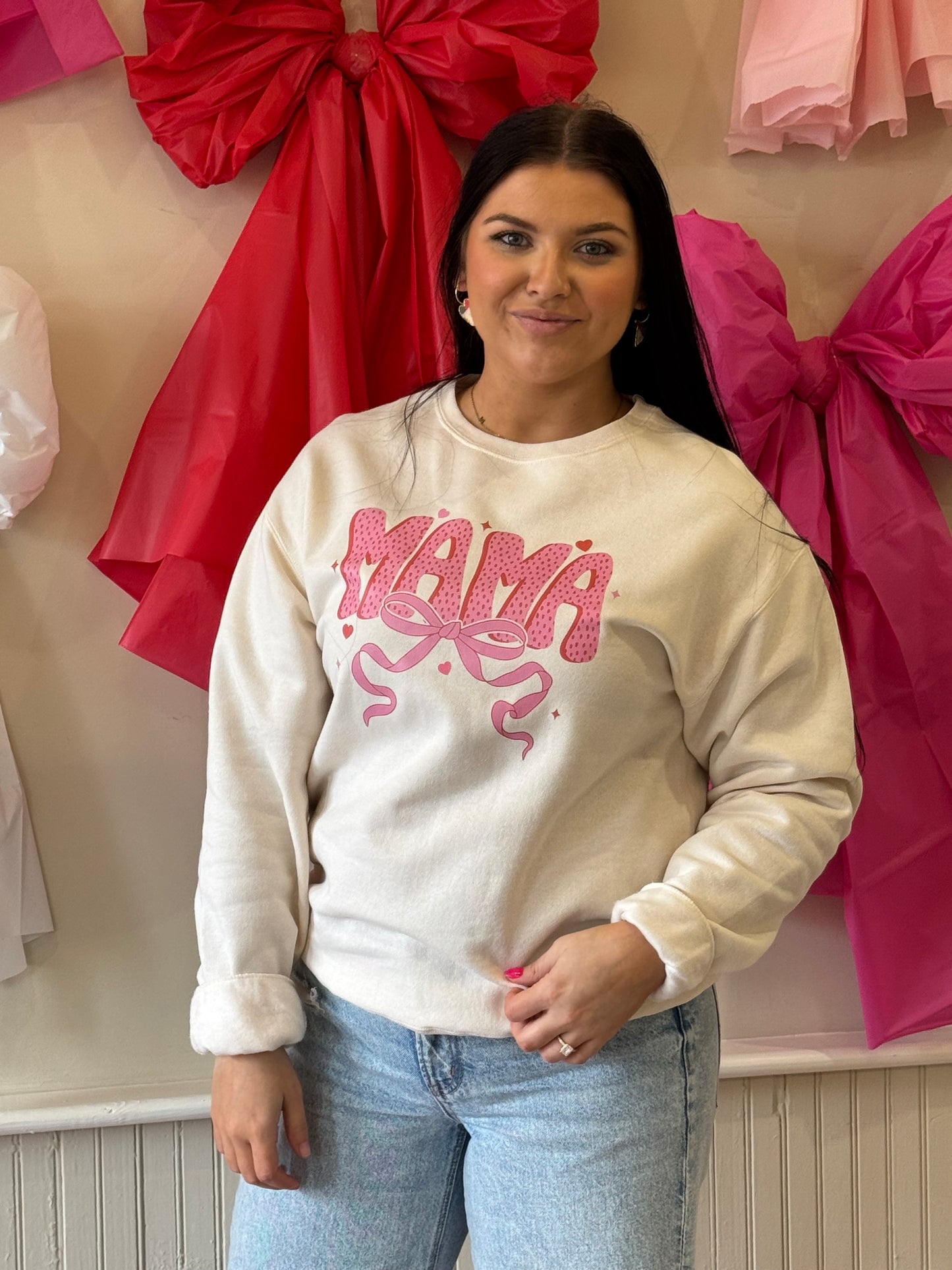 Mama Bow Sweatshirt