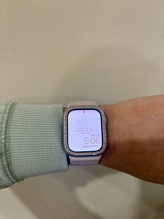 Jeweled Watch Face Cover