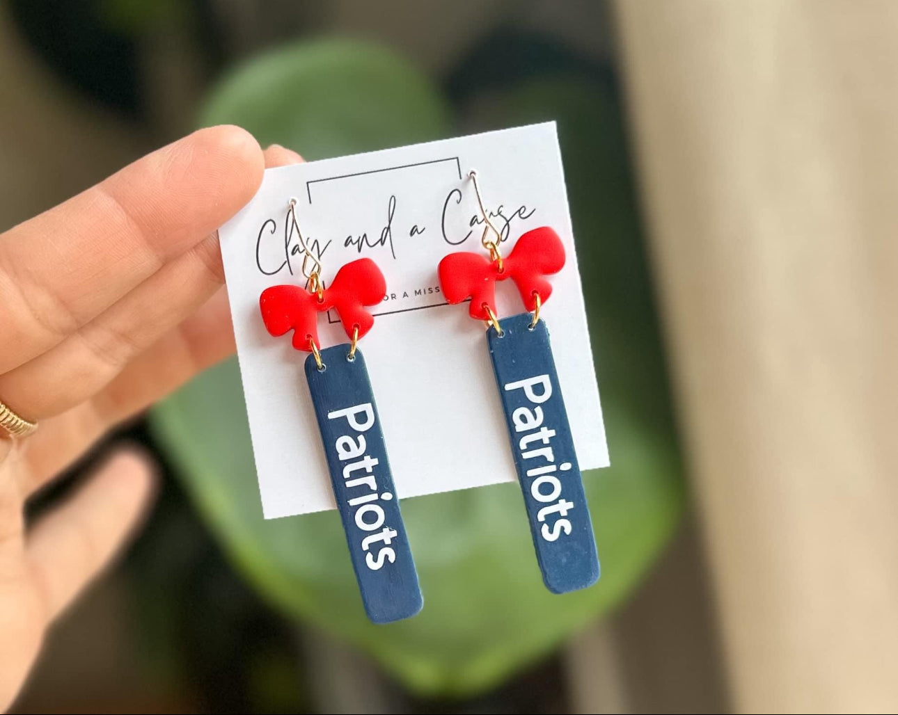 Patriots Earrings