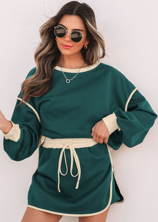 Green Skort set