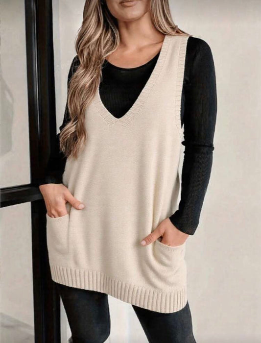 Tan Sweater Vest
