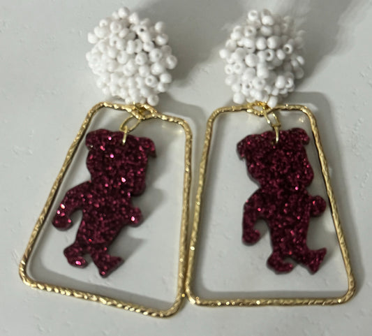 Bull dog Earrings