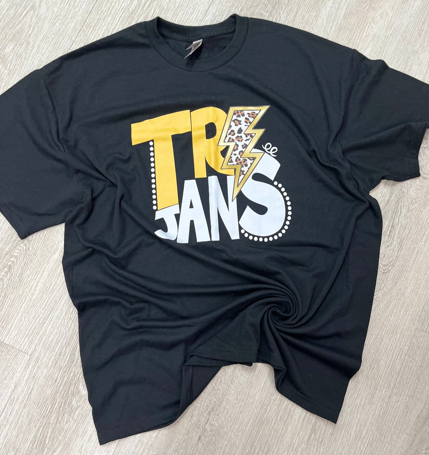 Trojans-black/gold Sweet Magnolia Boutique