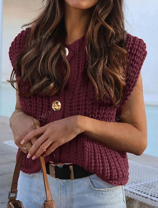 Maroon Sweater vest