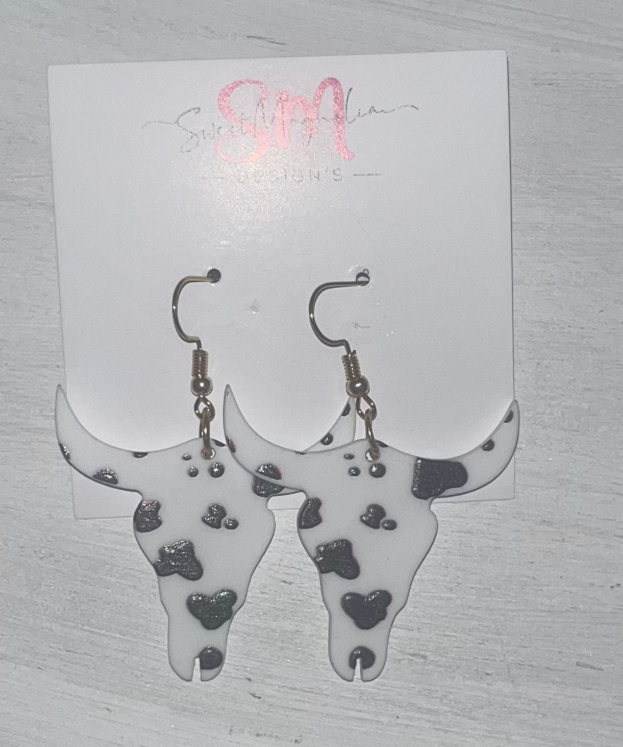 Longhorn earrings Sweet Magnolia Boutique