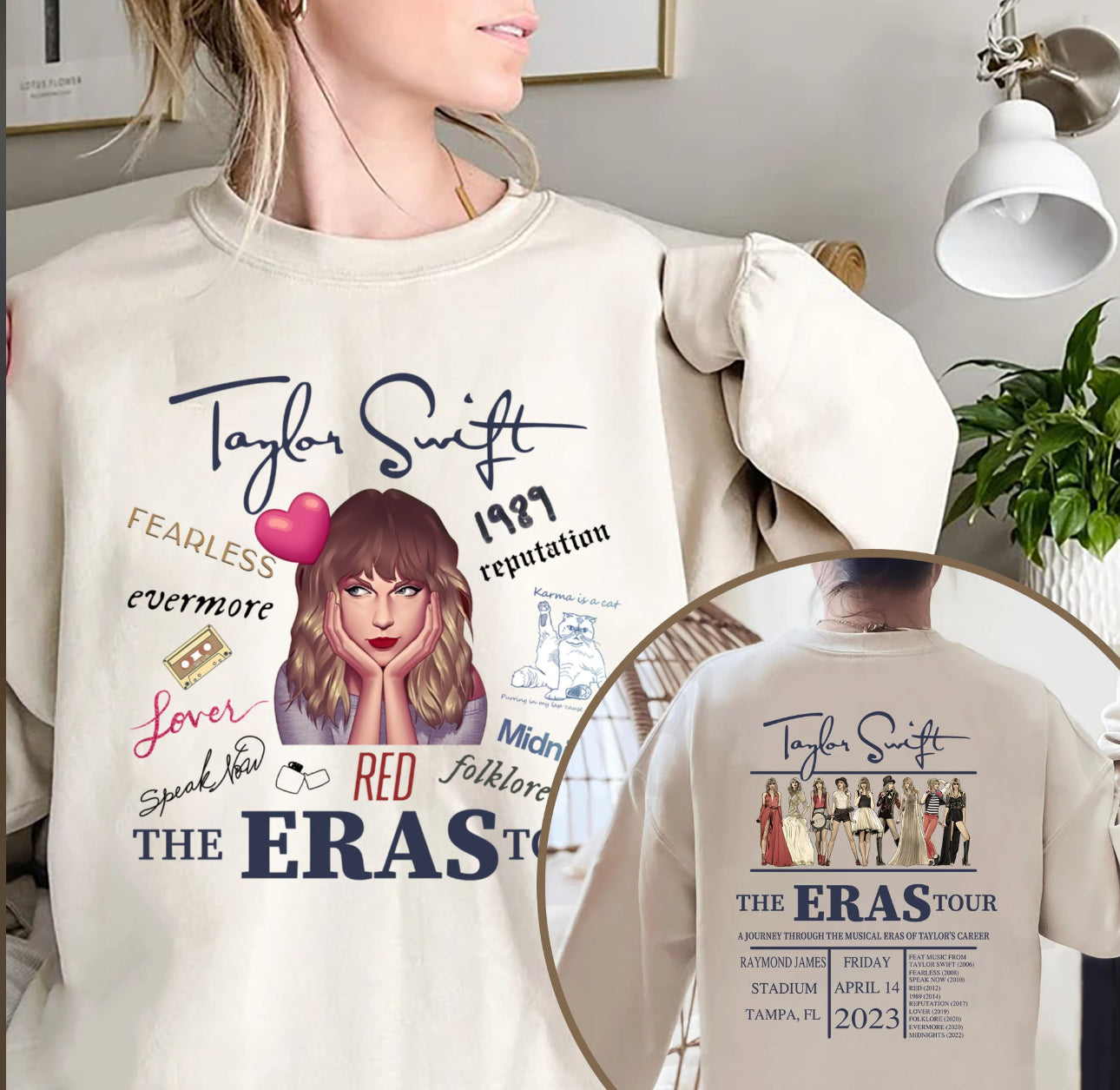 Taylor ERA sweatshirt Sweet Magnolia Boutique