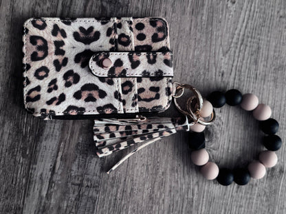 Leopard Wristlet