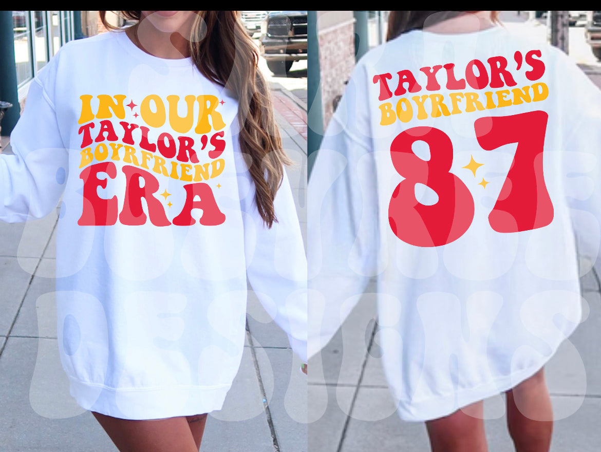 Taylor’s Boyfriend ERA sweatshirt Sweet Magnolia Boutique