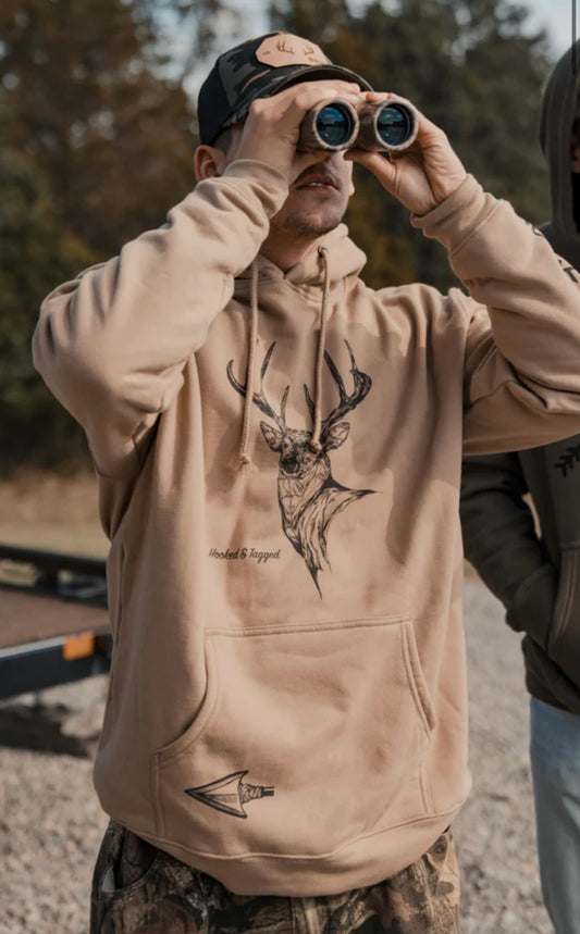 Buck Hoodie (Hooked and tagged)